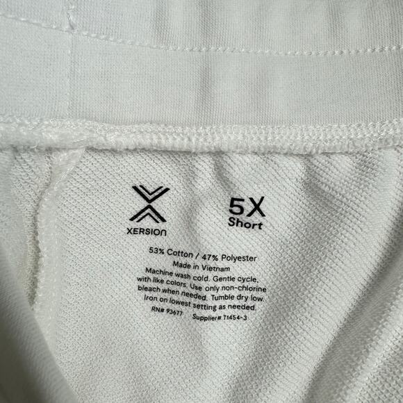 Xersion Pull-On Shorts Women's Plus Size 5X White - Picture 5 of 6